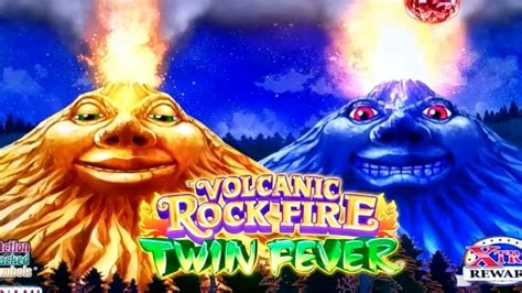 Volcanic Rock Fire Twin Fever Slot Machine HUGE LINE HIT.